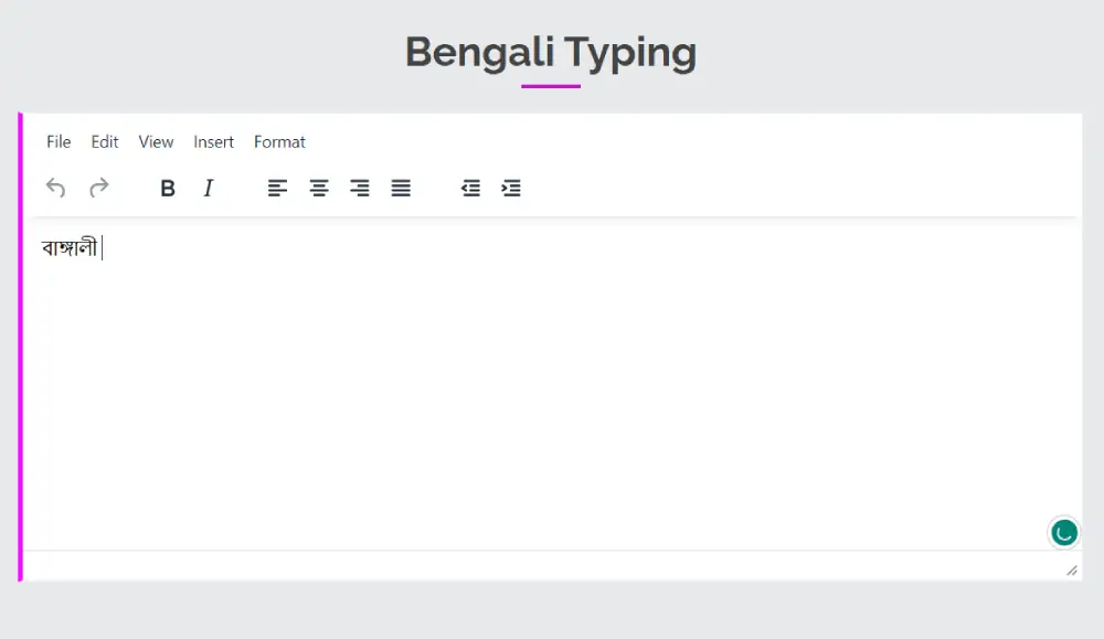 bengali typing online