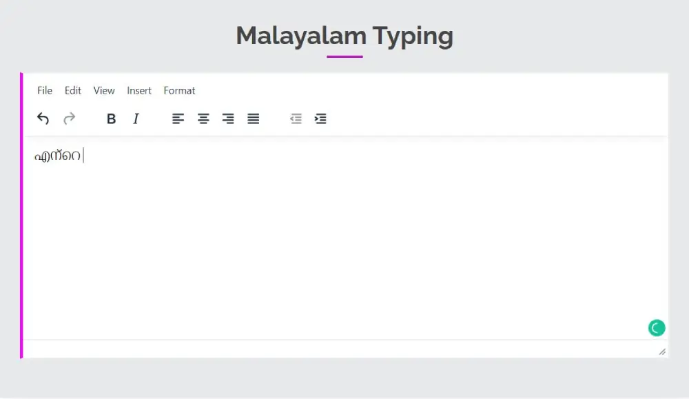 malayalam typing online