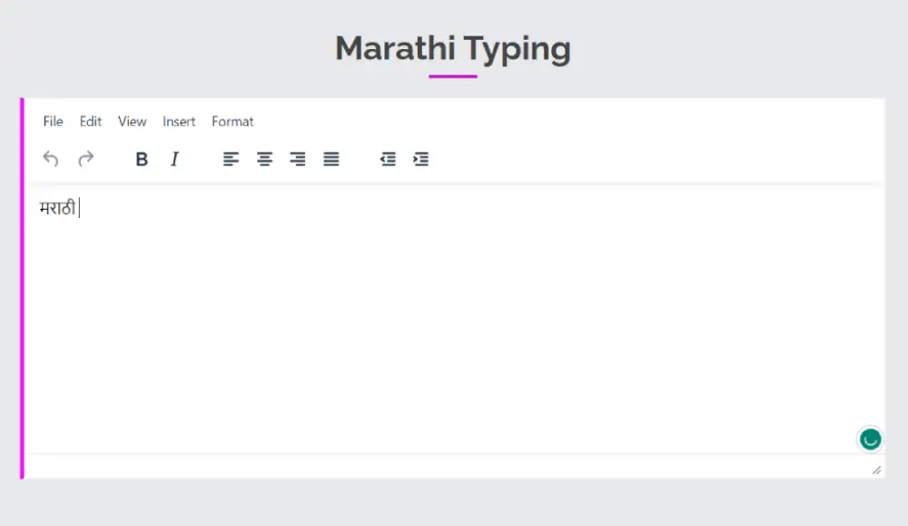 marathi typing online
