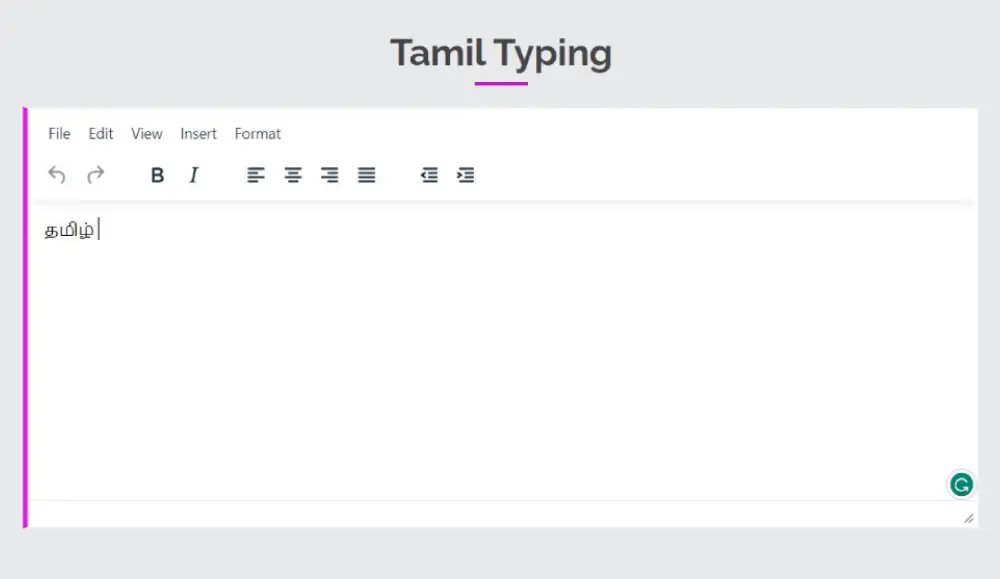 tamil typing online